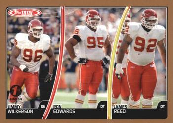 2007 Topps Total - 1st Edition Copper #310 Ron Edwards / James Reed / Jimmy Wilkerson Front