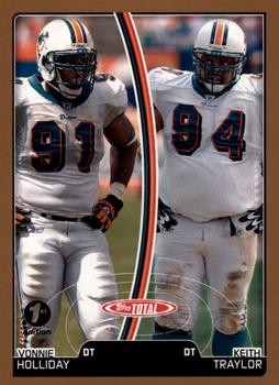 2007 Topps Total - 1st Edition Copper #312 Vonnie Holliday / Keith Traylor Front