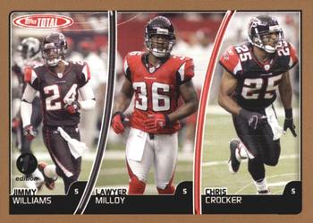 2007 Topps Total - 1st Edition Copper #359 Chris Crocker / Lawyer Milloy / Jimmy Williams Front