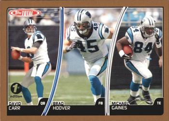 2007 Topps Total - 1st Edition Copper #367 David Carr / Brad Hoover / Michael Gaines Front