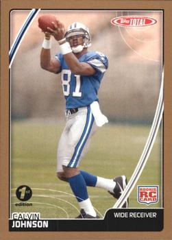 2007 Topps Total - 1st Edition Copper #475 Calvin Johnson Front
