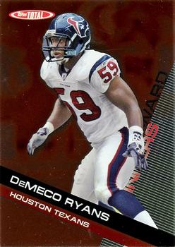 2007 Topps Total - Award Winners #AW9 DeMeco Ryans Front