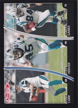 2007 Topps Total - Black #367 David Carr / Brad Hoover / Michael Gaines Front