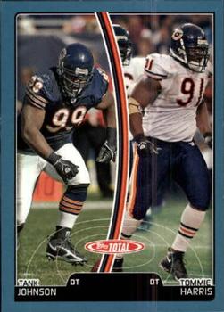 2007 Topps Total - Blue #23 Tommie Harris / Tank Johnson Front