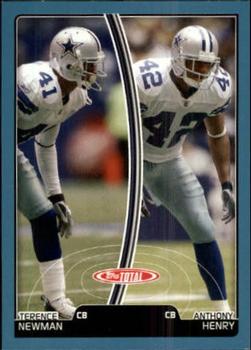 2007 Topps Total - Blue #26 Terence Newman / Anthony Henry Front