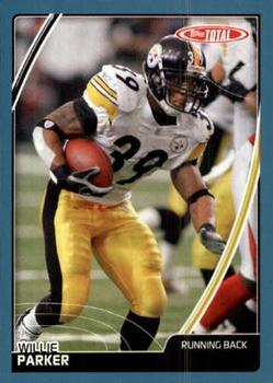 2007 Topps Total - Blue #70 Willie Parker Front