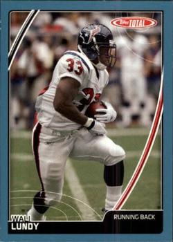 2007 Topps Total - Blue #122 Wali Lundy Front