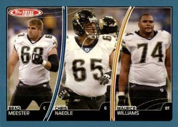 2007 Topps Total - Blue #130 Chris Naeole / Brad Meester / Maurice Williams Front