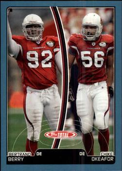2007 Topps Total - Blue #178 Chike Okeafor / Bertrand Berry Front