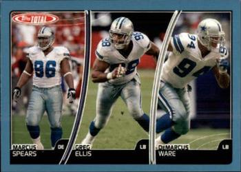 2007 Topps Total - Blue #203 DeMarcus Ware / Greg Ellis / Marcus Spears Front