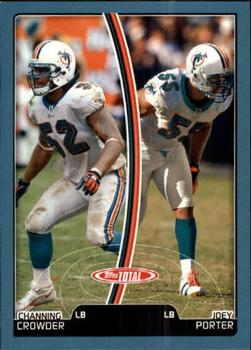 2007 Topps Total - Blue #224 Channing Crowder / Joey Porter Front