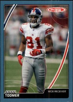 2007 Topps Total - Blue #236 Amani Toomer Front