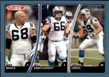 2007 Topps Total - Blue #279 Jordan Gross / Mike Wahle / Will Montgomery Front