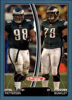 2007 Topps Total - Blue #328 Brodrick Bunkley / Mike Patterson Front