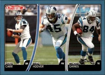 2007 Topps Total - Blue #367 David Carr / Brad Hoover / Michael Gaines Front