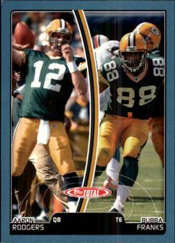 2007 Topps Total - Blue #383 Bubba Franks / Aaron Rodgers Front