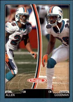 2007 Topps Total - Blue #408 Will Allen / Andre Goodman Front
