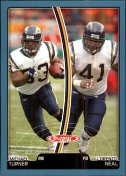 2007 Topps Total - Blue #423 Lorenzo Neal / Michael Turner Front