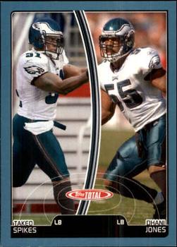 2007 Topps Total - Blue #424 Dhani Jones / Takeo Spikes Front