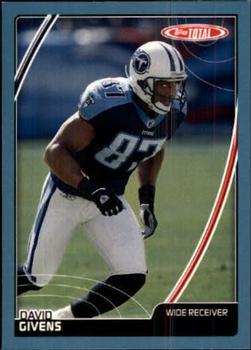 2007 Topps Total - Blue #437 David Givens Front