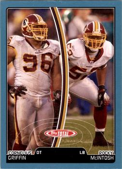 2007 Topps Total - Blue #439 Cornelius Griffin / Rocky McIntosh Front