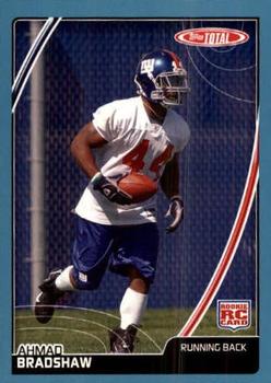 2007 Topps Total - Blue #470 Ahmad Bradshaw Front