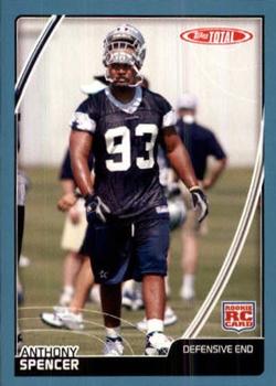 2007 Topps Total - Blue #511 Anthony Spencer Front