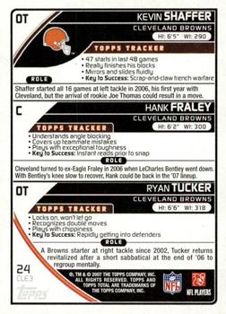 2007 Topps Total - Gold #24 Ryan Tucker / Kevin Shaffer / Hank Fraley Back