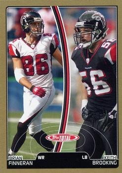 2007 Topps Total - Gold #270 Keith Brooking / Brian Finneran Front