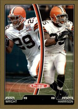 2007 Topps Total - Gold #373 Jason Wright / Jerome Harrison Front