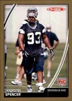 2007 Topps Total - Gold #511 Anthony Spencer Front