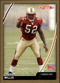 2007 Topps Total - Gold #517 Patrick Willis Front