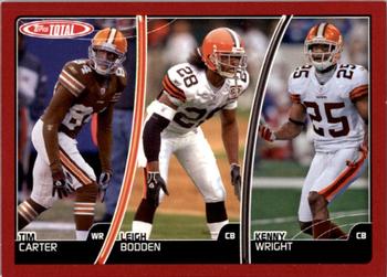 2007 Topps Total - Red #22 Kenny Wright / Leigh Bodden / Tim Carter Front