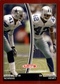 2007 Topps Total - Red #26 Terence Newman / Anthony Henry Front