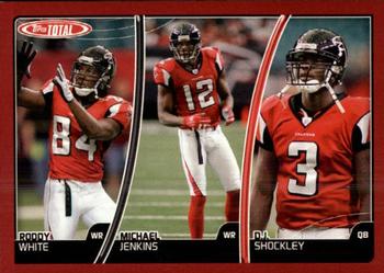 2007 Topps Total - Red #99 Michael Jenkins / D.J. Shockley / Roddy White Front