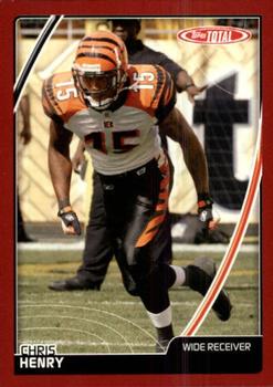 2007 Topps Total - Red #106 Chris Henry Front