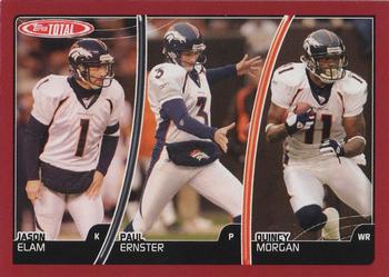 2007 Topps Total - Red #116 Quincy Morgan / Jason Elam / Paul Ernster Front