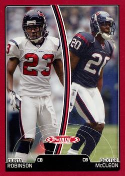 2007 Topps Total - Red #120 Dunta Robinson / Dexter McCleon Front