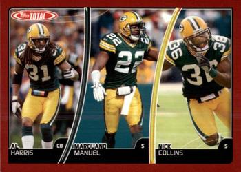 2007 Topps Total - Red #125 Marquand Manuel / Nick Collins / Al Harris Front