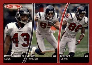 2007 Topps Total - Red #214 Kevin Walter / Jameel Cook / Derrick Lewis Front