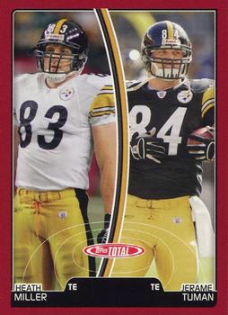 2007 Topps Total - Red #247 Jerame Tuman / Heath Miller Front