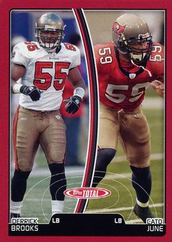 2007 Topps Total - Red #346 Cato June / Derrick Brooks Front
