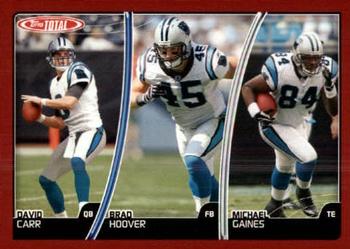 2007 Topps Total - Red #367 David Carr / Brad Hoover / Michael Gaines Front