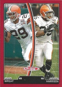 2007 Topps Total - Red #373 Jason Wright / Jerome Harrison Front