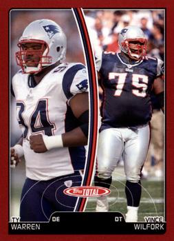 2007 Topps Total - Red #401 Ty Warren / Vince Wilfork Front