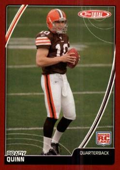2007 Topps Total - Red #442 Brady Quinn Front