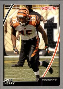 2007 Topps Total - Silver #106 Chris Henry Front