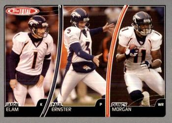2007 Topps Total - Silver #116 Quincy Morgan / Jason Elam / Paul Ernster Front