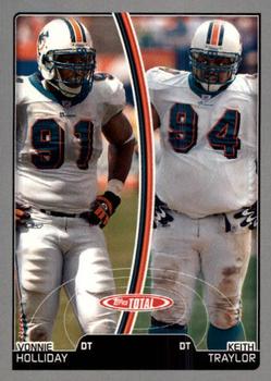 2007 Topps Total - Silver #312 Vonnie Holliday / Keith Traylor Front