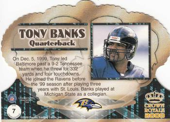 2000 Pacific Crown Royale #7 Tony Banks Back